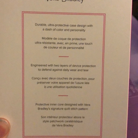 Vera Bradley Hybrid case iPhone 8+ 7+ 6+ 6s+ - Picture 4 of 5